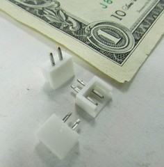 Lot 20 JST 2-Position Male Pin Shrouded Headers Terminals B2B-EH-A(LF)(SN) Press