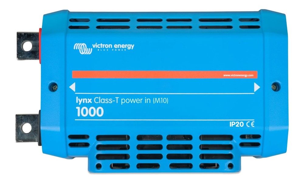 Victron LYN060404010 Lynx Class-T Power In (M10) Bus Bar w/ 2 T Fuse Holders