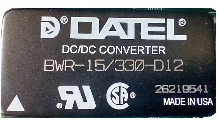 DATEL BWR-15/330-D12 26219541 Isolated DC/DC Converters 10W 12v/+-15V+-330mA