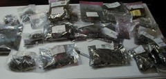 SILVER MICA caps,Ass’t , mix & match U choose 40 pcs. NOS 65 values, New Values