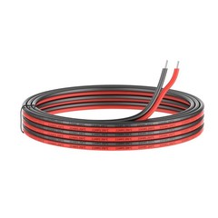 Durable 22 AWG Silicone Wire – 50ft Black & Red Tinned Copper for DIY Projects