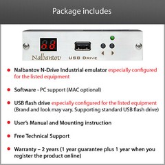 USB Emulator N-Drive Industrial Replacement for Matsushita EME-216 24/26 pin