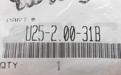 NEW SEALED HERCULES U25-2.00-31B HYDRAULIC SEAL 2X2-5/8X3/8