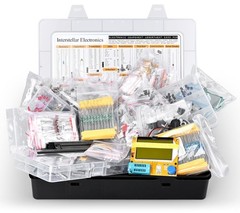 Mega Electronic Component Kit 2200pc: Resistors, Diodes, Capacitors, LCR Tester