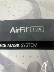 ResMed F30i Full Face System M/STD Headgear AirFit System 63332 New Medium