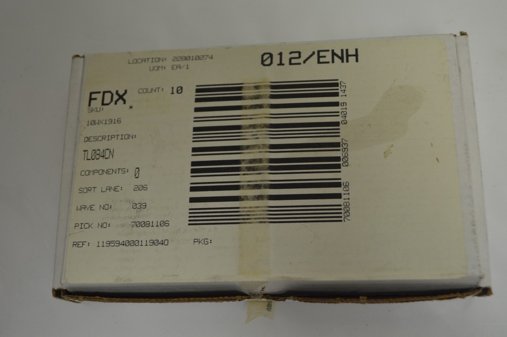 J-FET AMPLIFIER TL084CN – INCLUDES 10 (AMD65)