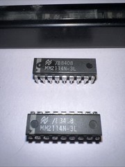 National Semiconductor MM2114N-3L integrated circuit 4K static RAM New Lot of 2