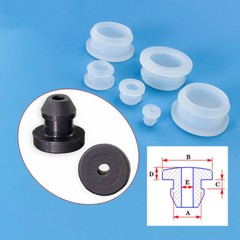 Wiring Grommets Silicone Rubber Open Grommet Cable Protect Bushes 4.5mm-60.6mm