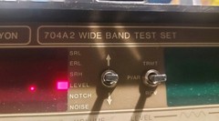 CXR Halcyon 704A2 Wide Band Test Set With CXR Telcom Network Access Unit 710B
