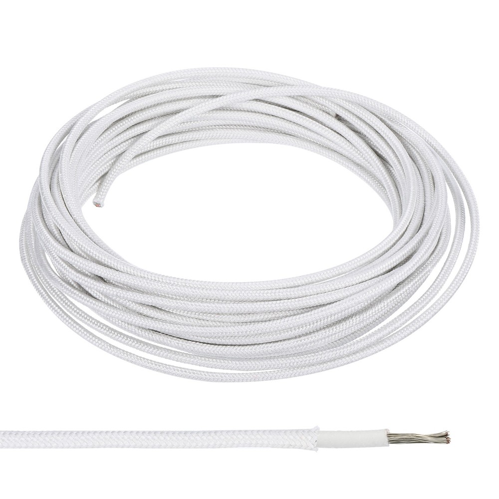 9.8ft 14AWG Electronic Wire High Temperature Electrical Silicone Cable White