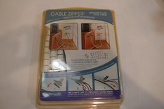 Cable Zipper Spiral Cable Wire Zip Wrap Tube Tubing Computer Cord Management