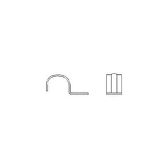 PECO 160-S, 1/4″, Steel, 1-Hole, Reinforced Snap-On, Rigid Conduit Strap, 1 pc