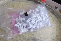 Gardner Bender PS-75, Plastic Staples 3/4″, pkg of 50, 14/3 white