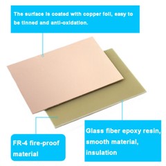 Copper Clad PCB Circuit Board F4 Fibre Glass Single/Double Sided PCB Board