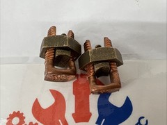 (Lot of 2) Panduit SBC2 Copper Lug Split Bolt Connector 600V, R-2-6, T-2-14, STR