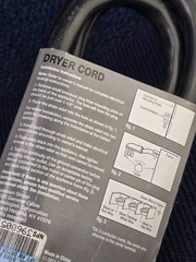 CAROL 01006.63.01: DRYER CORD 6 FEET 4 CONDUCTOR GROUNDED