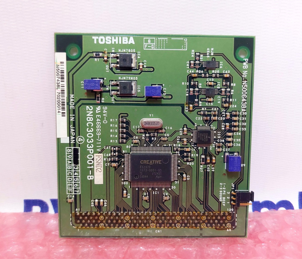 Toshiba 2N8C3033P001-B Card N5006438A, 2J8C3033P001-B