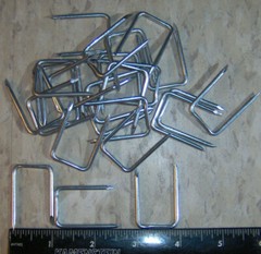 25 count 3/4″ x 1 3/8″ long Steel ELECTRIC SERVICE CABLE STAPLES 6-3 SEU King