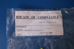NEW AMAT 0050-89965 WELDMENT PRESSURE SWITH 300mm HP+AXZ PARKER VERIFLO 955