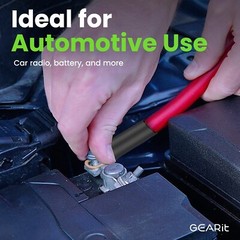 8 Gauge Wire, 15 Lugs, 20 Heat Shrink Wrap, for Automotive, Battery Cable, Amp