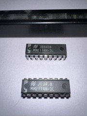 National Semiconductor MM2114N-3L integrated circuit 4K static RAM New Lot of 2