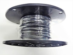 MTW 8 GAUGE AWG BLACK COPPER 19 STRAND WIRE 100′ FT MADE IN USA