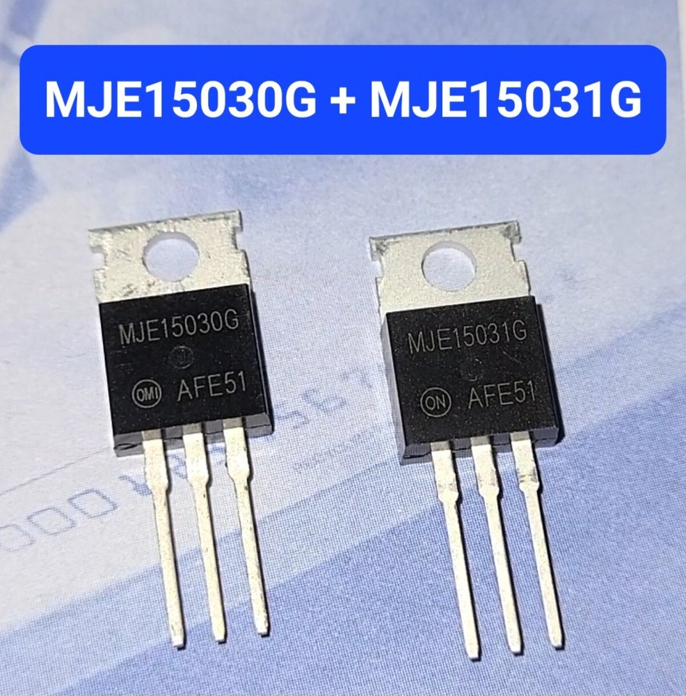 4PCS 2 Pair MJE15030G + MJE15031G Pair TO-220 MJE15030 MJE15031 Power Transistor
