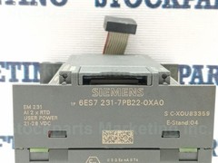 SIEMENS 6ES7 231-7PB22-0XA0 Analog Input Module 21-28 VDC 30 Days Warranty