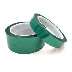 Green Polyester Tape PET High Temp Temperature Masking Tape width 5-100mm