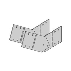 B-Line 9P-8027, Vertical Adjustable, Splice Plate with Hardware, 1 pc