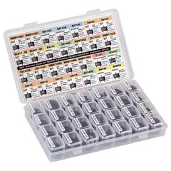 1400-Piece SMD SOT-23 Electronic Components Assortment^-
