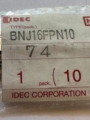 IDEC BNJ16FPN10 Jumper 6 Poles 10AMP (1pack of 10pcs) – New Fast Ship
