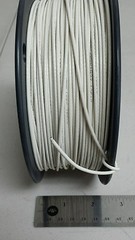 ( 508 FT ) M27500-20SP1G23 20Awg White Shielded Cable Wire 2/C 19S/32Awg 600V