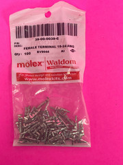 Molex 39-00-0039 Female Terminal 18-24AWG & Molex 39-01-4030 Receptacle Housing
