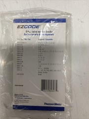 Thomas & Betts E-Z Code WM-0-45 Wire Marker Book 0–45 Pre-Printed Labels S-063