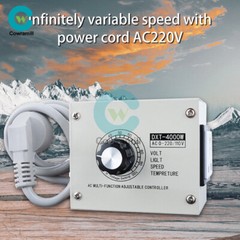 220V 4000W Adjustable Voltage Regulator Dimming SCR Temperature Speed Controller