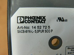 Phoenix Contact Sacb-8/16-L- 5 0Pur Sco P Sensor/Actuator Box, 8Slot 5M