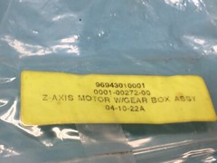 ESCAP 0001-00272-00 Z-AXIS MOTOR, GEAR BOX ASSY, 96943010001, 04-10-22A, 189405