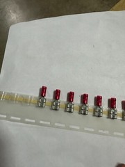 TYCO 184262-2 Terminal 18-22AWG Brass Red F 22.86mm Tin REEL of 421 units