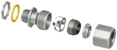 Arlington LTMC50, 1/2″, Die-Cast, Liquid Tight, Metal Clad Cable Fitting, 1 pc