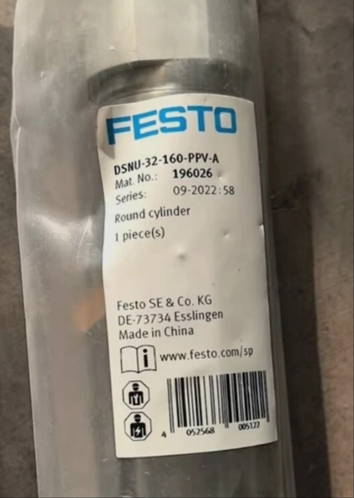 1x For Round cylinder DSNU-32-160-PPV-A Stroke 160mm 1 … 10 bar