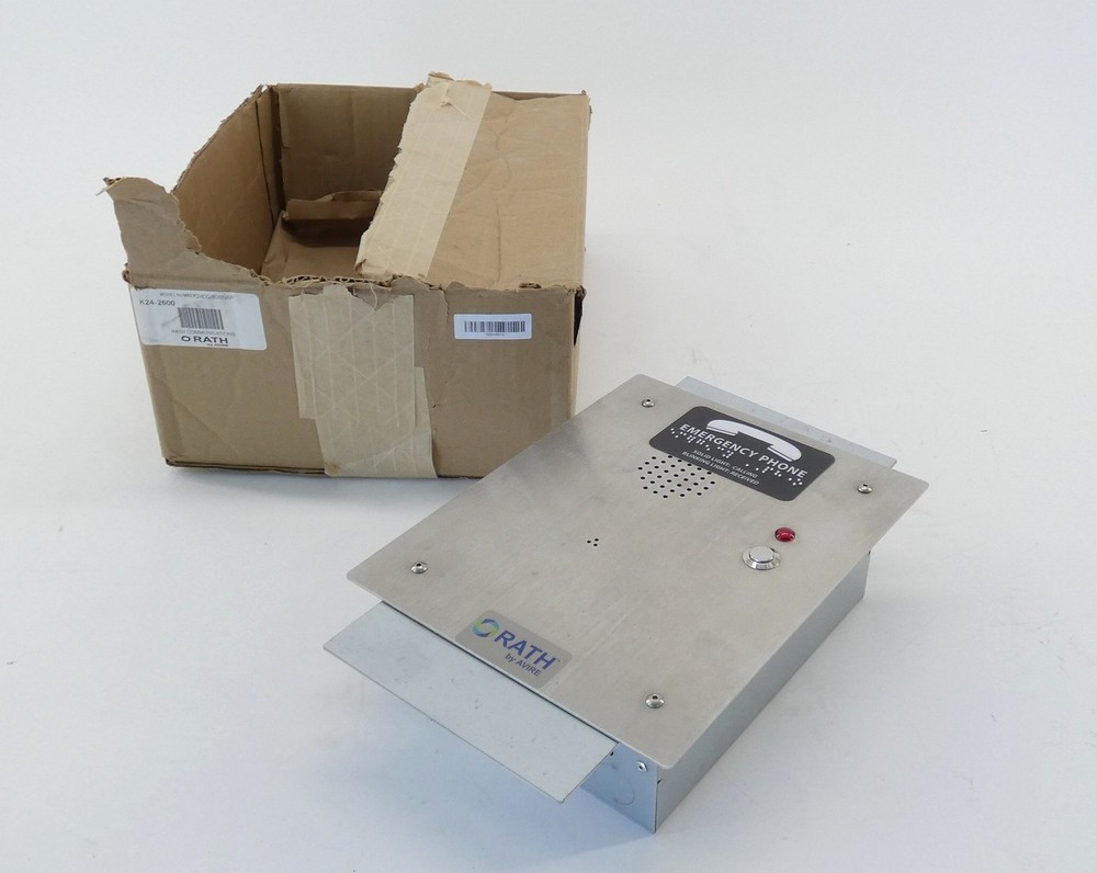 Avire 2400-808NSP Rath Communications K24-2600 Flush Mount Emergency Call Box…