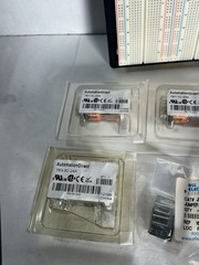 Electronics Components Lot Breadboard Relays RF Connectors Jumper Wires NOS