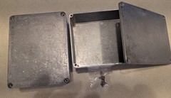 2 pcs. – Aluminum Box Instrument Enclosure 4S1590BBM (4.67″ x 3.654″ x 1.54″)