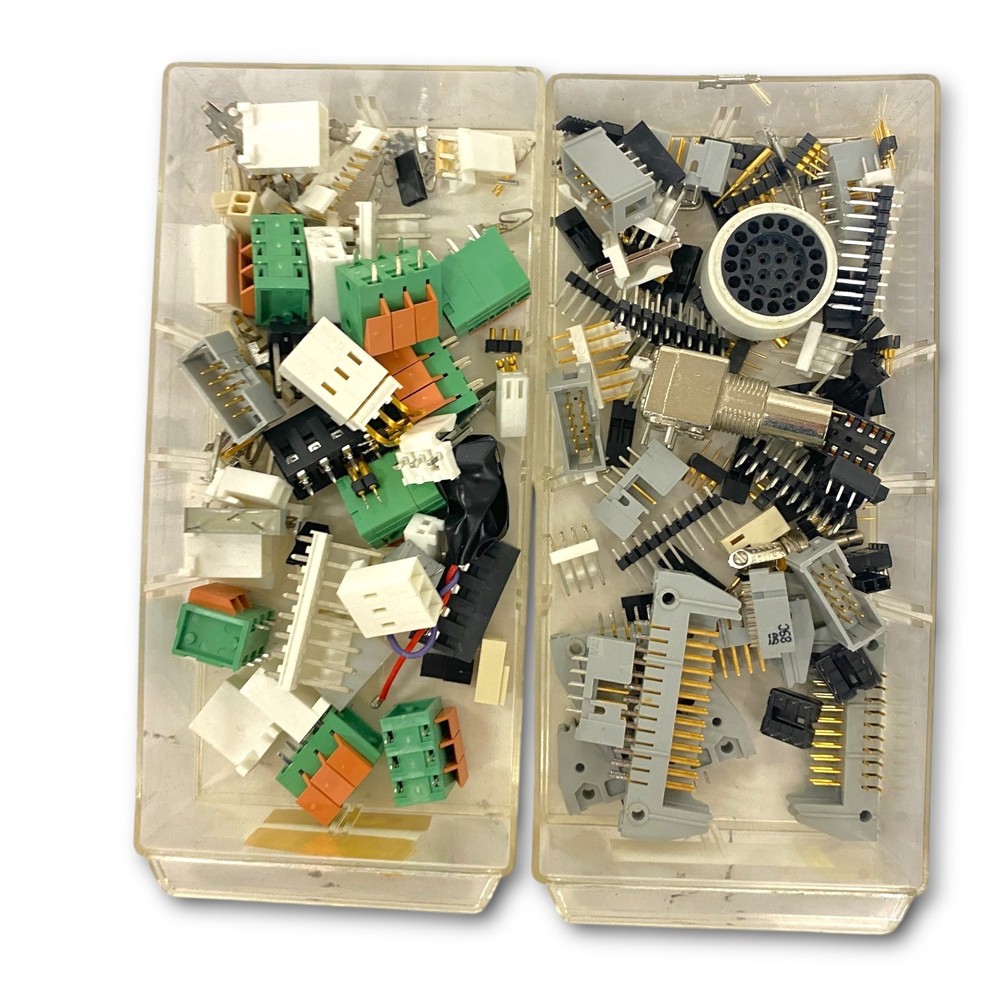 Mixed PCB Connectors Lot Terminal Blocks Pin Headers Plugs Sockets Assortment