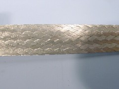 Lot of 2 Nvent MBJ25-500-10 Eriflex Grounding & Bonding Braid Tinned Copper