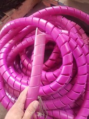 Spiral Cable Wrap  1″ Purple Free Shipping 10′