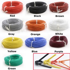 Flexible Silicone Cable 2awg~30awg UL 0.08mm Stranded Hook-up Wire Tinned Copper