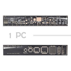 Measuring Tool 15cm 6 Inch Multifunctional PCB Ruler Resistor Capacitor Chip IC