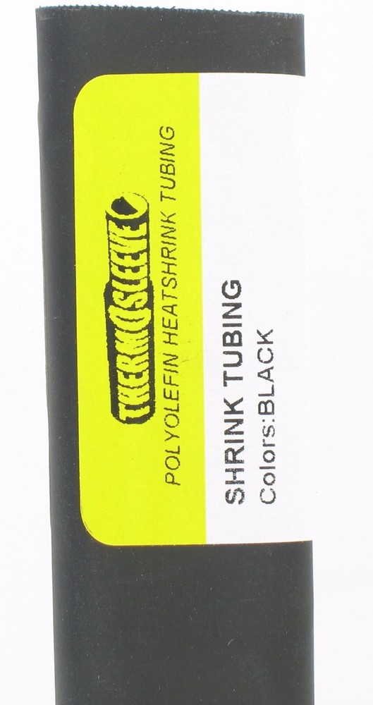 ThermOsleeve 1″ Black 4 Ft Dual Wall Adhesive Lined Heat Shrink Tubing 3:1 UL
